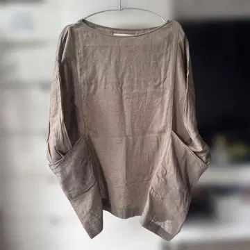 evam eva 린넨 코튼 블라우스