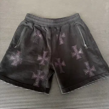 언노운 런던 큐빅 크로스 숏팬츠 블랙 M