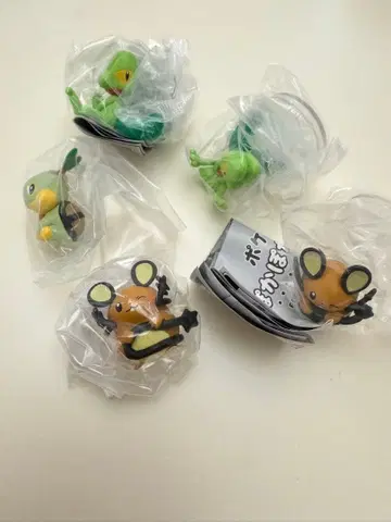 포켓몬 가챠 포카포카 비요리 나에톨 꼬리 봐봐 피규어 데덴네 키모리