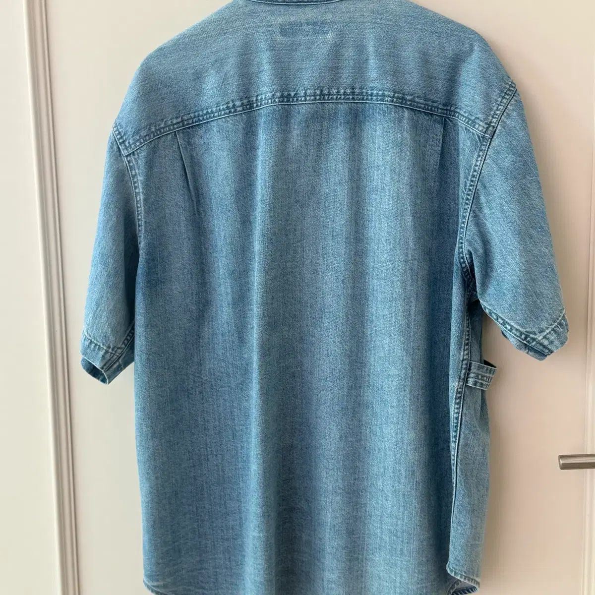 Supreme Loose Fit Short Sleeve Denim Painter Shirt | Bunjang Global