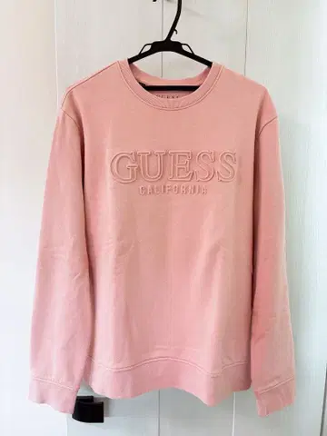 GUESS 맨투맨 핑크 XL 사이즈