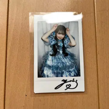 MORE STAR 타카나시 유나 친필 사인 폴라로이드