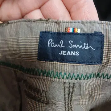 Paul Smith JEANS 카고 팬츠 체크 무늬 XL