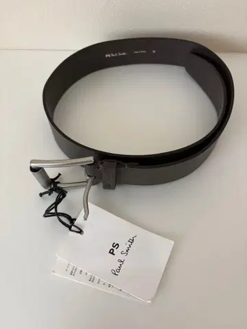 미사용 새상품 PS Paul Smith 가죽 벨트 다크 브라운