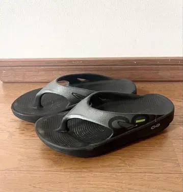 OOFOS 우포스 리커버리 샌들 블랙 37 24cm