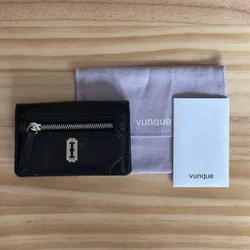 한국 vunque 이단 접이식 지갑 블랙