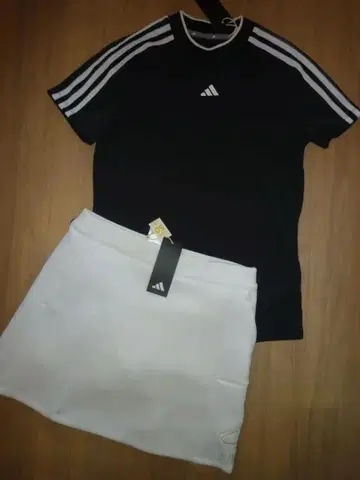 [ 새상품 M ] adidas 아디다스 골프 셔츠&스커트 셋업