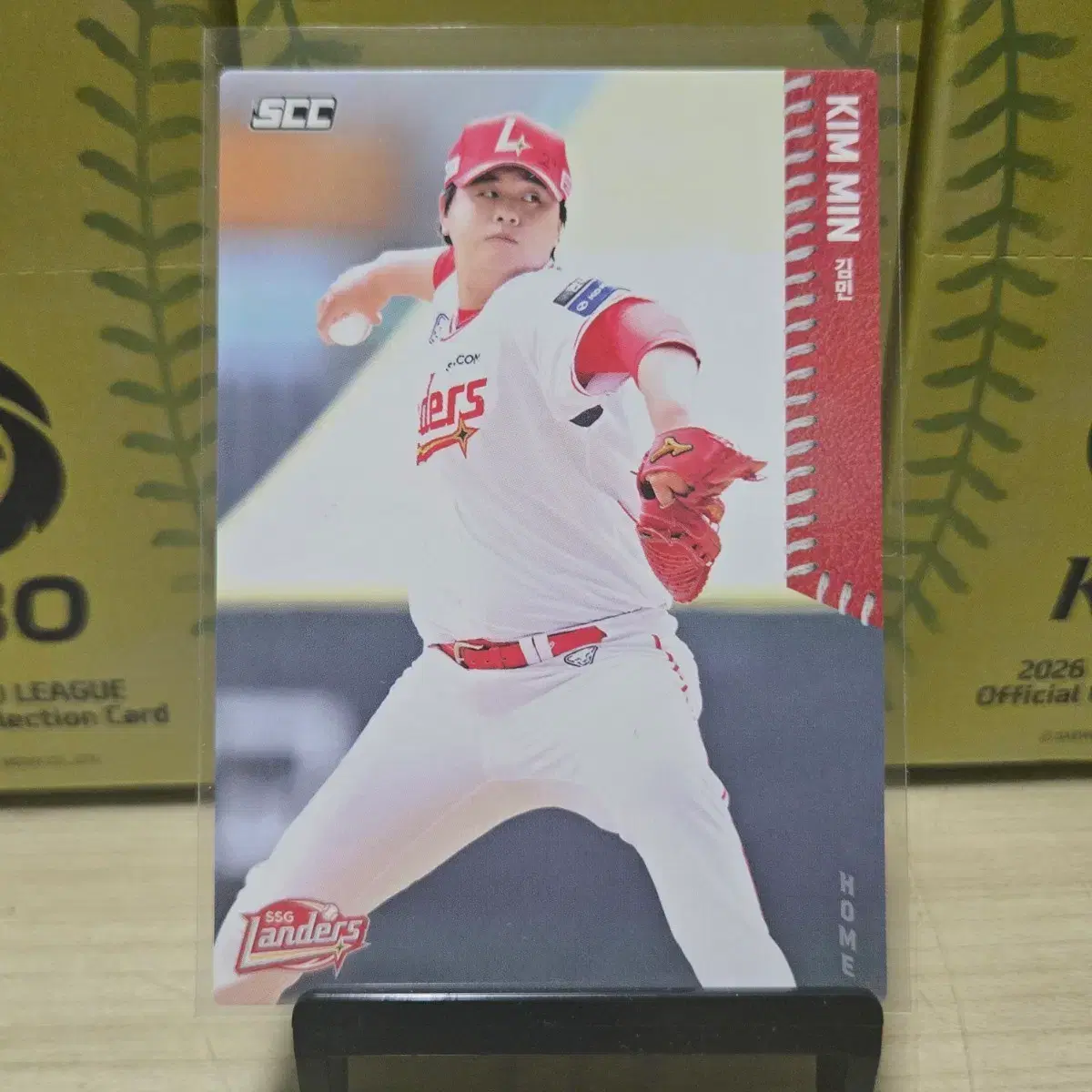 2026 scc kbo 오피셜 SSG 김민 home 판매합니다.