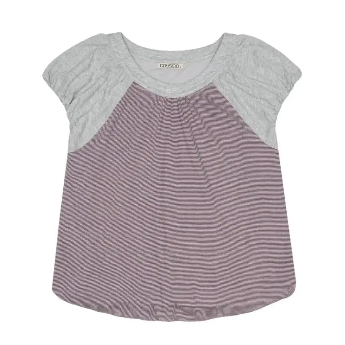 COYSEIO Sei Strap Shirring Blouse Purple | Bunjang Global