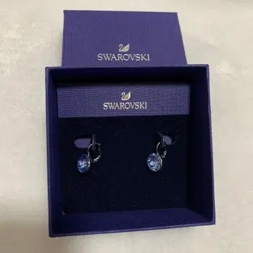 SWAROVSKI 스와로브스키 귀걸이 블루