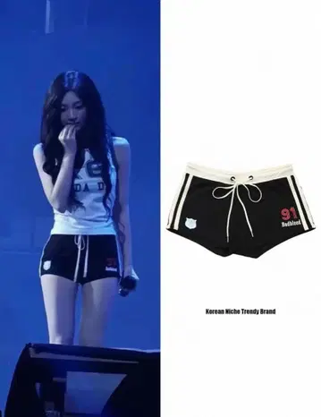 Badblood 91 스트라이프 숏팬츠