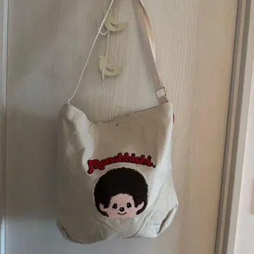 몽치치 사가 자수 캔버스 토트백 여성용