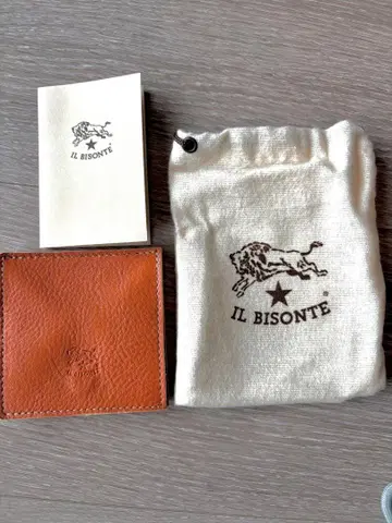 IL BISONTE 코인 파우치 오렌지