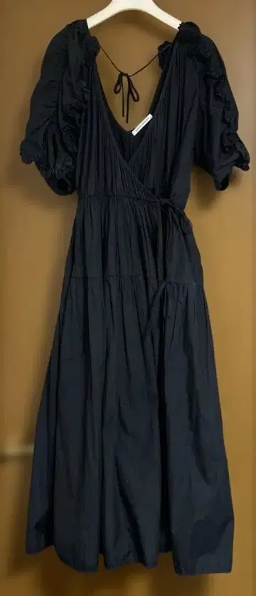 새상품급! 세실리 반센 드레스 맥시 길이 블랙 kate dress