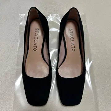 STACCATO 펌프스 블랙 22.5cm