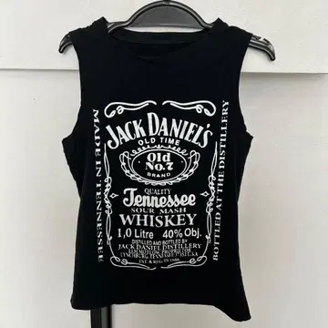 Jack Daniel's 잭 다니엘 탱크탑 블랙