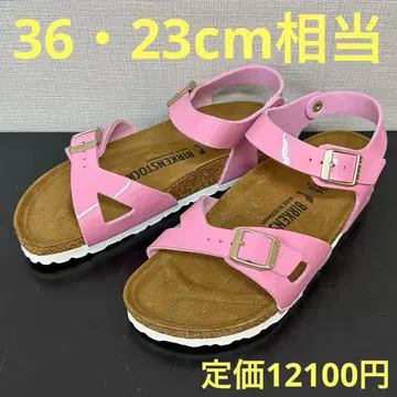 버켄스탁 Rio 샌들 36 (23cm) 캐시미어 로즈 핑크