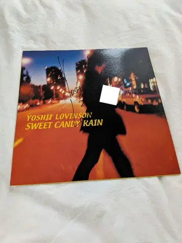 YOSHII LOVINSON LP 자켓 친필 사인