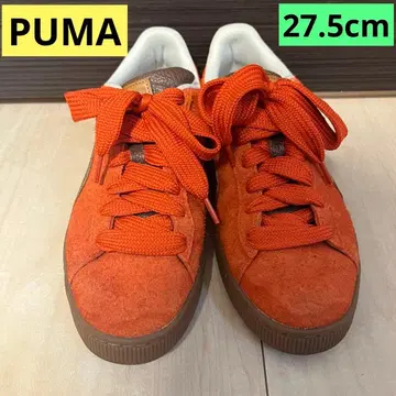 PUMA SUEDE 오렌지 브라운 스니커즈