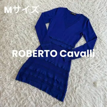 ROBERTO Cavalli 이탈리아제 울 레이온 혼방