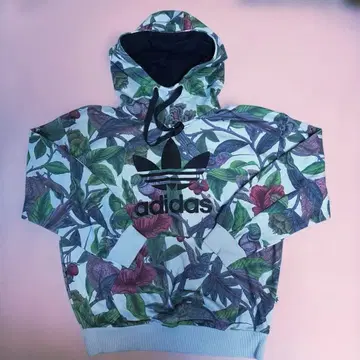 adidas 올 패턴 후드티 L