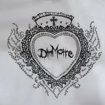 Dimmoire rhinestone heartcore mini tee | 반팔 티셔츠 | 번개장터