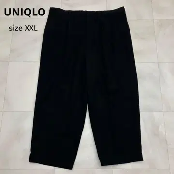 UNIQLO 유니클로 턱 와이드 테이퍼드 팬츠 빅 사이즈 XXL