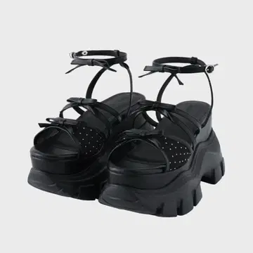 Mmeeme dot mini ribbon sports sandal 블랙 | 브랜드 중고거래 플랫폼 