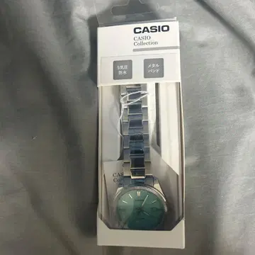 CASIO Collection 손목시계 터콰이즈 블루