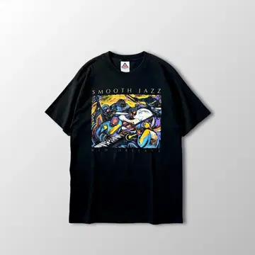 빈티지 T셔츠 뉴올리언스 Jazz 아트 슬레이드 켈리