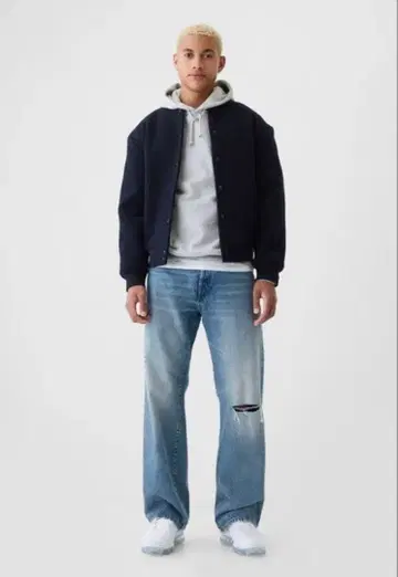 GAP 90s 루즈핏 데님 라이트 인디고 블루 31/30 완판