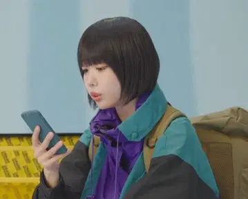 컬럼비아 나일론 자켓 마운틴 후드티 아노짱 착용 모델