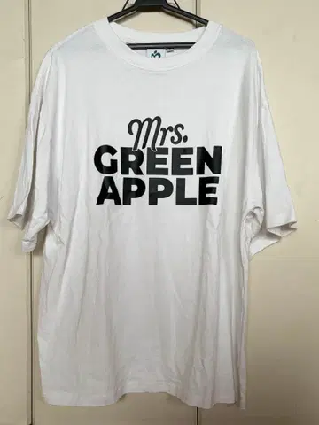 Mrs. GREEN APPLE 티셔츠 화이트 L 사이즈