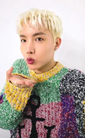 BTS WFC 회원 혜택 J-HOPE 트레이딩 카드 양면