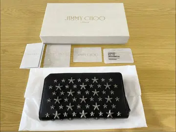새상품급 JIMMY CHOO CARNABY 장지갑 스타 스터드