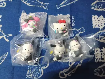 산리오 페인트 피규어 가챠가챠 포차코 키티 마이멜로디
