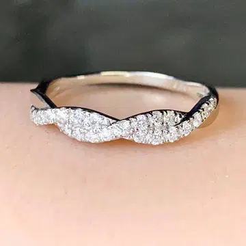 플라티나 다이아몬드 0.25ct 이터니티 반지