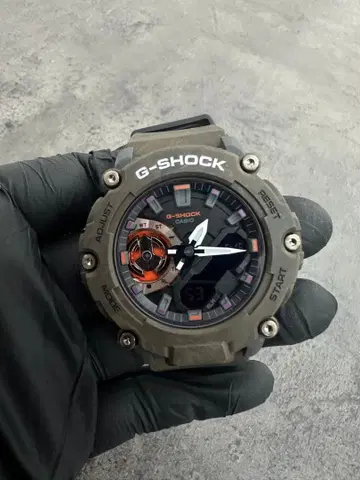 CASIO G-SHOCK 본체 카키 아날로그 디지털