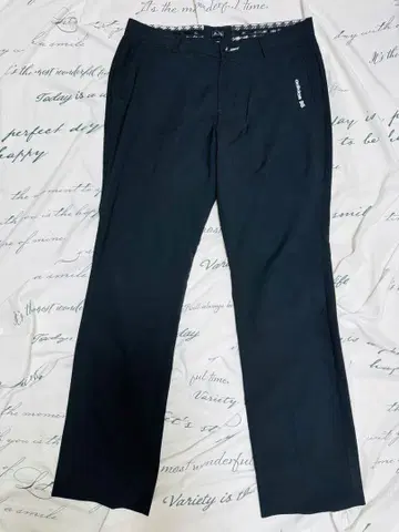 adidas 골프 팬츠 블랙 남성용 사이즈 O (XL)