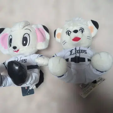 사이타마 세이부 라이온즈 레오 라이나 봉제 인형 2개 세트