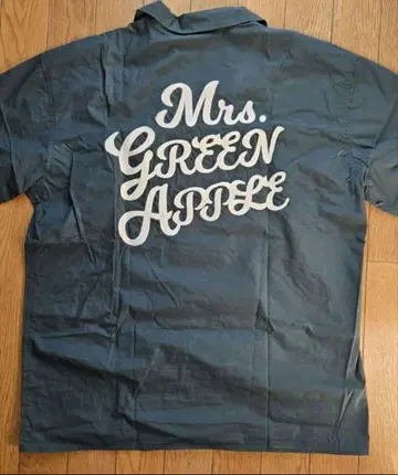Mrs. GREEN APPLE 미세스 노아의 방주 자수 셔츠 그린 녹색