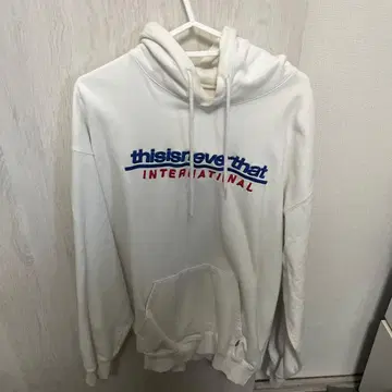 thisisneverthat 후드티 화이트 M