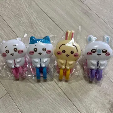 치이카와 (먼작귀) 세탁 집게 4종 세트