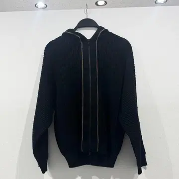 브루넬로쿠치넬리 코튼 니트 후드티 블랙 XS