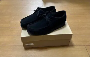 CLARKS ORIGINALS 블랙 모카신 wallabee 왈라비