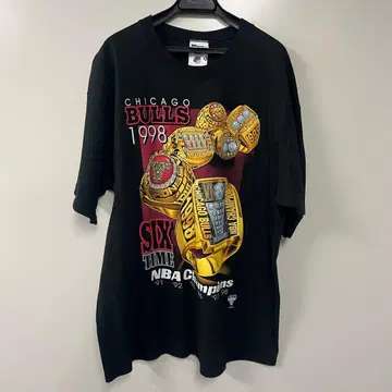 NBA / 시카고 불스 / 1998 / 챔피온 / 티셔츠 / 구제 의류