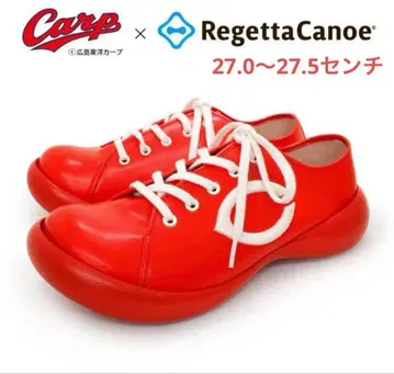 새상품! CarpX Regetta Canone 레가타 카프 레드 스니커즈