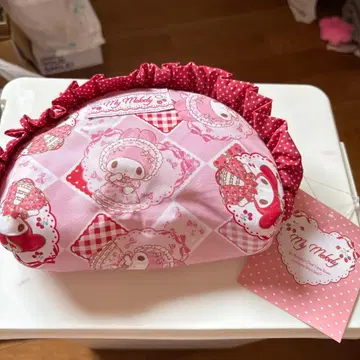 My Melody 파우치 프릴 하트 참