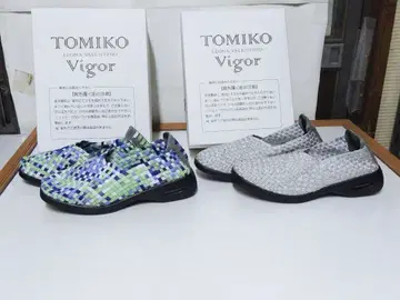 TOMIKO Vigor 뜨개질 신발 24cm 묶음 2켤레 5748M