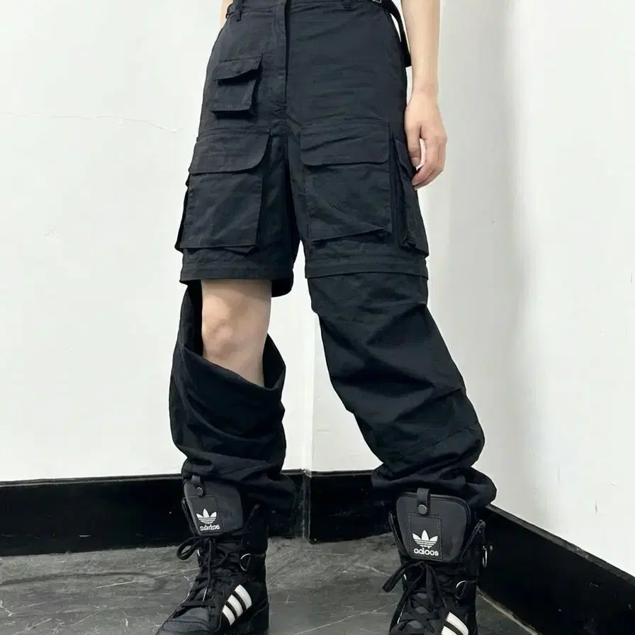 パンツ project gr QUARTER CONVERTIBLE CARGO Project gr Convertible Cargo Pants Coated Black | Bunjang Global